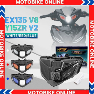 Đèn Pha led Siêu Sáng Chuyên Dụng Cho Exciter 150 (2019-2021) DEMI đỏ