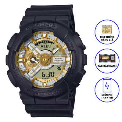 Đồng Hồ Nam Dây Nhựa Casio GSHOCK GA-110CD-1A9DR Chính Hãng