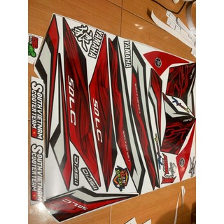 Tem exciter 135 - 50 LC v7 đỏ đen