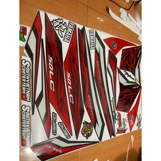 Tem exciter 135 - 50 LC v7 đỏ đen