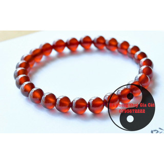 Vòng tay đá garnet vip đẹp mịn có kiểm định