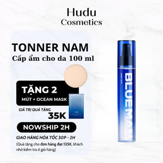 Nước cân bằng Toner giàu khoáng dành cho da dầu xịt khoáng Unisex Blueman 100ml - Hudu Cosmetics