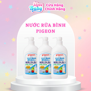 Nước rửa bình pigeon nội địa nhật 700ml, 800ml