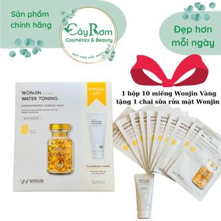 Mặt nạ giấy wonjin màu vàng effect mask 30g