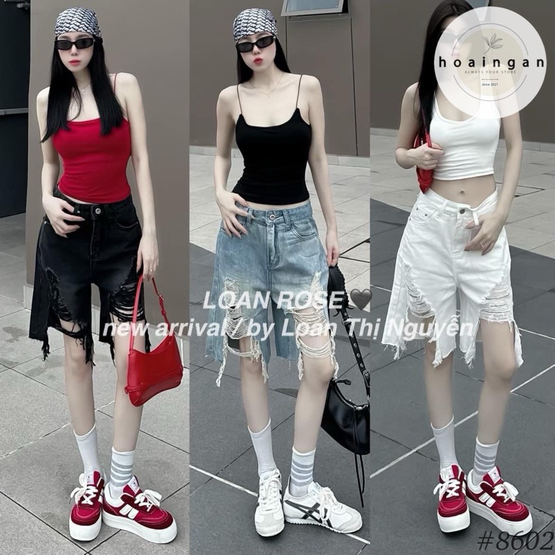Quần Jeans Ngố Rách