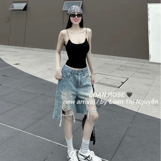 Quần Jeans Ngố Rách