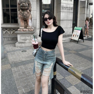 Quần Jeans Ngố Rách