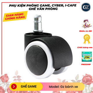 Combo bánh xe gaming 5 chiếc, bánh xe ghế xoay văn phòng