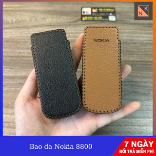 Bao da điện thoại Nokia 8800 da bò khâu tay thủ công