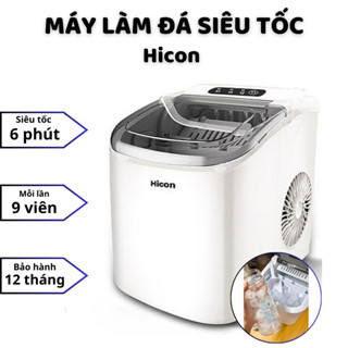 Máy Làm Đá Viên Siêu Tốc 6 Phút XIAOMI HICON Công Suất Lớn Tiết Kiệm Điện Tủ Làm Đá Mini Làm Đá Nhanh bảo hành 12 tháng