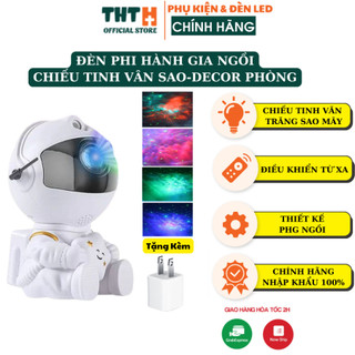 Đèn phi hành gia ngồi mẫu mới 2023 đèn chiếu sao thiên hà máy chiếu sao hình phi hành gia THTOFFICIAL