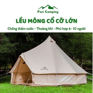  Lều Mông Cổ Cao Cấp MOUNTAINHIKER | Cỡ Lớn cho 8-10 người | Du lịch Camping Cắm trại | ForiCaming 