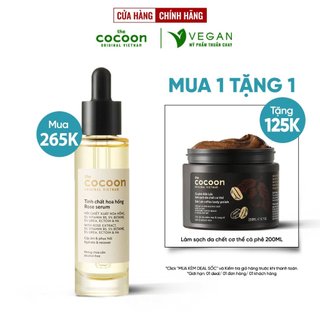 Tinh chất hoa hồng cocoon 30ml (rose serum) thuần chay