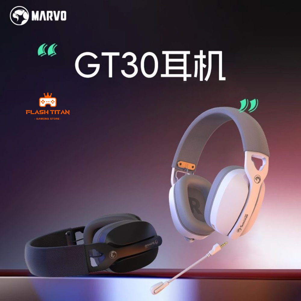 Tai nghe Gaming không dây Monka x Marvo GT30 - 3 mode kết nối - Trọng lượng nhẹ, độ trễ thấp | BigBuy360 - bigbuy360.vn