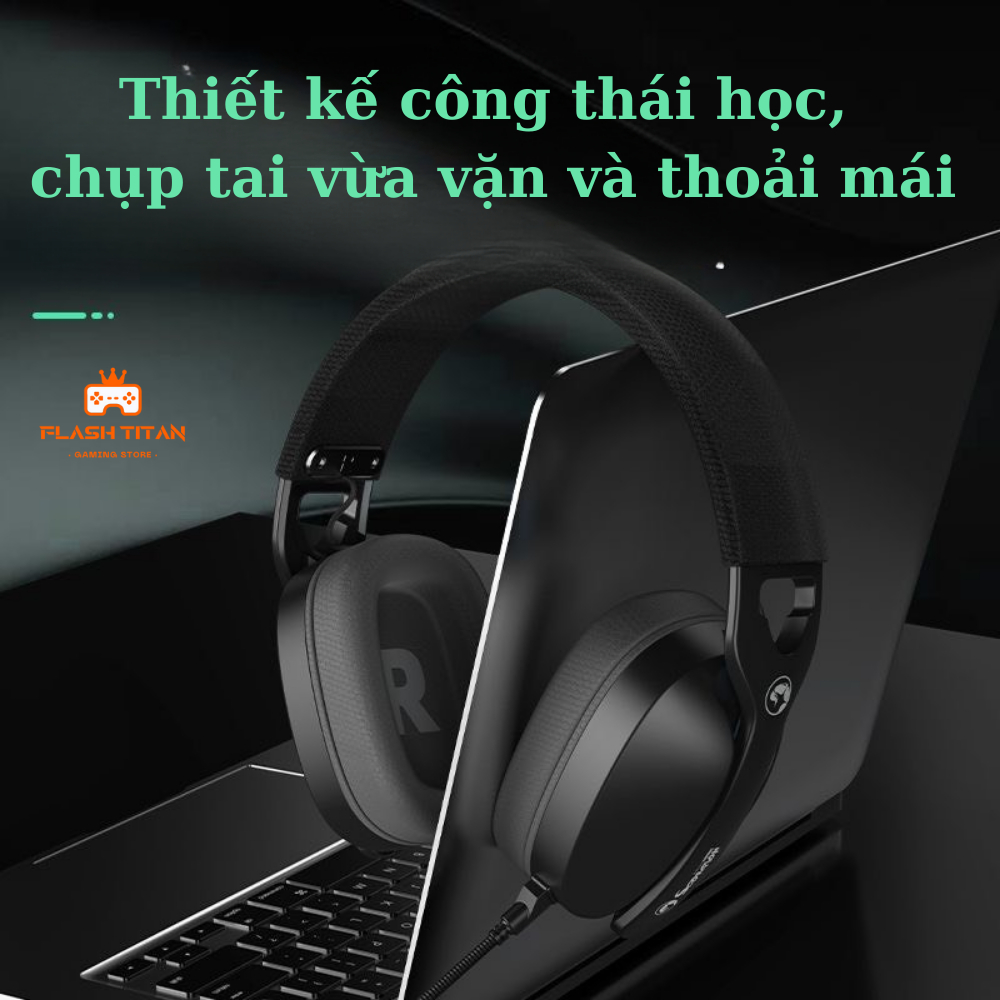 Tai nghe Gaming không dây Monka x Marvo GT30 - 3 mode kết nối - Trọng lượng nhẹ, độ trễ thấp | BigBuy360 - bigbuy360.vn