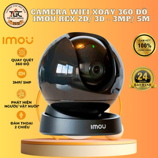 Camera imou rex 2d 3d 2e 3mp 5mp phiên bản 2023 đàm thoại 2 chiều xoay 360 độ