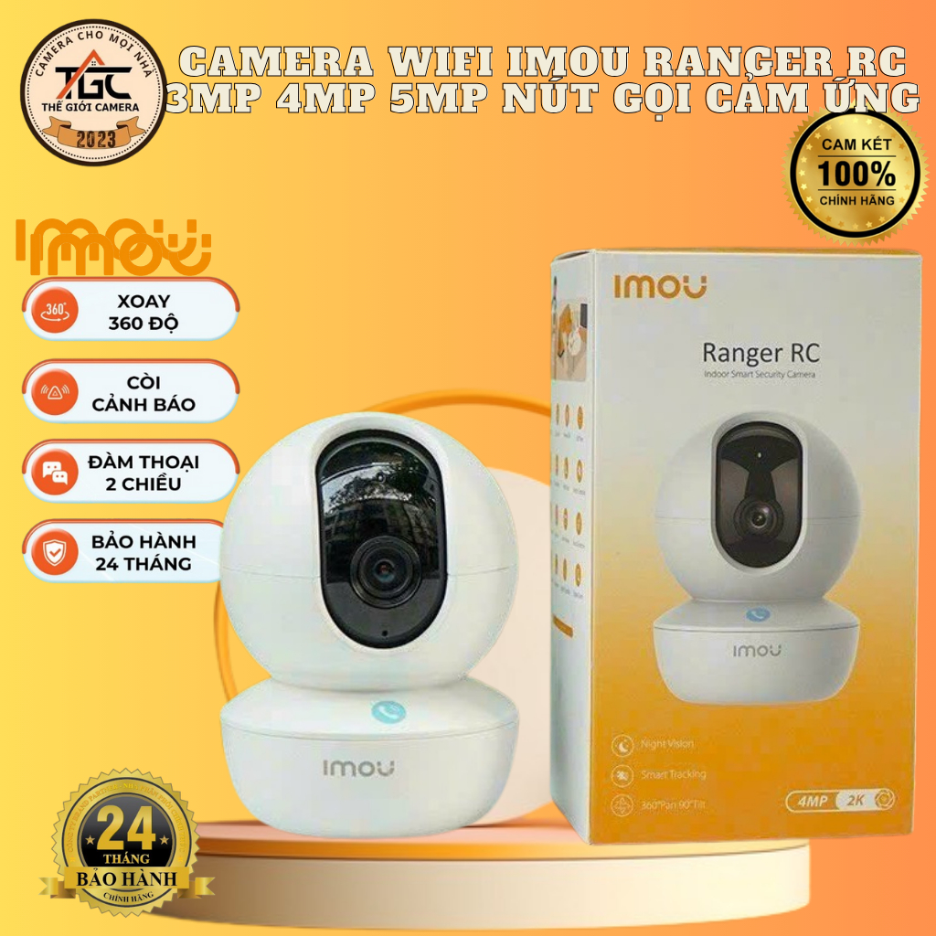Camera Wifi Imou Ranger RC 3MP 4MP 5MP I Nút gọi cảm ứng | Phát hiện con người