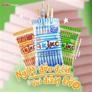 Bánh que nhân akiko các vị