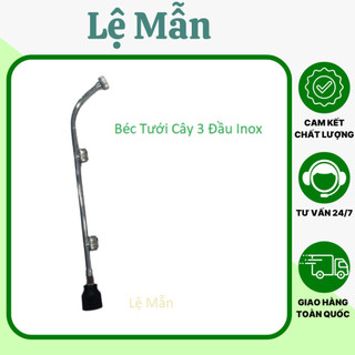 Béc Tưới Cây 3 Đầu Inox Chất Lượng Cao Zen Trong 13mm