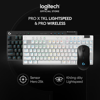 Combo Bàn phím Gaming Logitech G Pro X TKL & Chuột Gaming Logitech G Pro Wireless