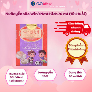 Nước yến sào Win'sNest Kids 70 ml