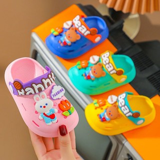 Dép sục cho bé, dép sục bear sticker siêu nhẹ cho bé gái,bé trai