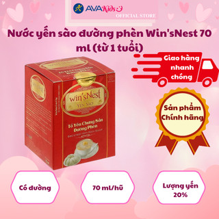 Tổ yến chưng đường phèn Win'snest 70ml