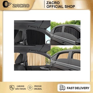 Rèm che nắng ô tô bộ 4 tấm ZACRO- Rèm nam châm ô tô chuẩn form vừa khít cho xe- Hàng VN chất lượng cao, đầy đủ các dòng