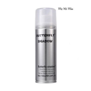Gôm xịt tóc tạo kiểu giữ nếp nam nữ Butterfly Shadow 150ml Mẹ Hổ Mèo