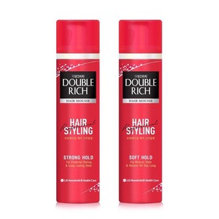 Mousse xịt giữ nếp tóc Double Rich 150ml