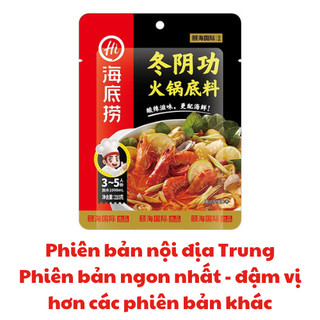 Gói Lẩu Thái tomyum 210g - Gia vị Haidilao đủ vị date mới ngon chuẩn vị nhà hàng - LuNa Store