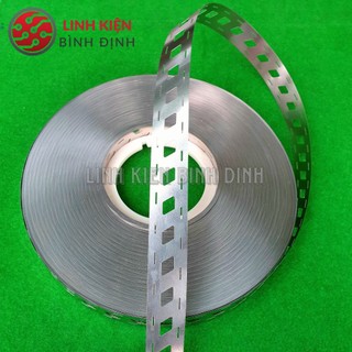 1 mét kẽm đôi hàn cell pin, loại kẽm xéo niken dùng hàn pin lion 18650 0.15x25.5mm