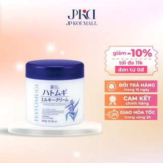 Kem dưỡng trắng da mặt và body Hatomugi Moisturizing Conditioning The Milky Cream 300g