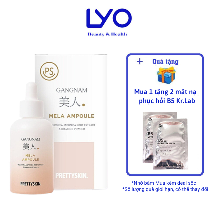 Tinh Chất Serum Phục Hồi Trắng Da PRETTYSKIN Gangnam Miin Mela Ampoule 50ml