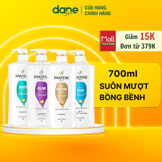 Dầu gội đầu Pantene 355ml/700ml bản Mỹ - Dầu gội dưỡng tóc suôn mượt, phục hồi tóc hư tổn