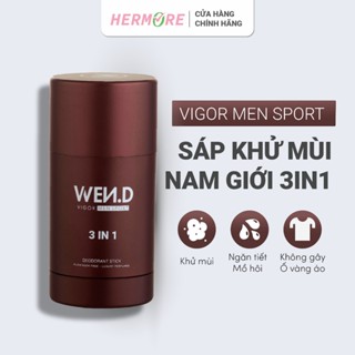 Sáp lăn nách nam khử mùi, giảm tiết mồ hôi hương nước hoa cao cấp WEND Vigor Men Sport 3in1