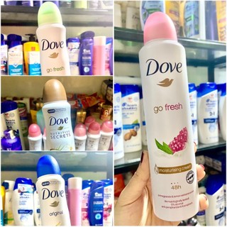 DƯA LEO - LỰU - ORIGINAL Xịt Khử Mùi Dove 150ml