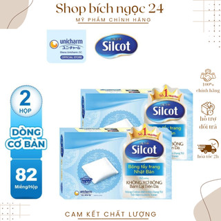 Bông trang điểm Silcot 82 miếng/hộp Bông trang điểm Silcot 82 miếng/hộp 2024