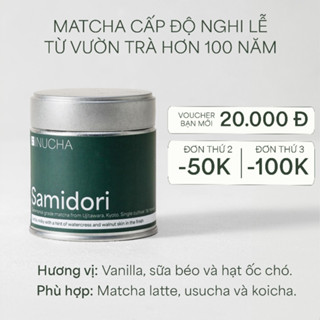 [DẠNG HỘP] Hộp 30g Bột Matcha INUCHA (Giống SAMIDORI) | Ceremonial Grade | Vụ Xuân 2024 | Thu hoạch tại Uji, Kyoto