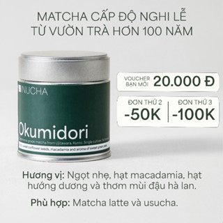 [DẠNG HỘP] Hộp 30g Bột Matcha INUCHA (Giống OKUMIDORI) | Ceremonial Grade | Vụ Xuân 2024 | Thu hoạch tại Uji, Kyoto