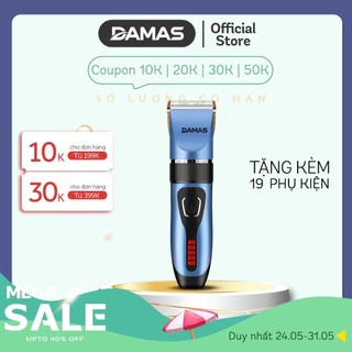 Tông Đơ Cắt Tóc Chuyên Nghiệp Không Dây DAMAS DH6820G - Hàng Chính Hãng