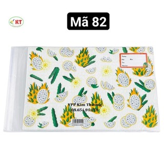 Xấp bao tập 10 tờ kèm bìa kiếng như hình