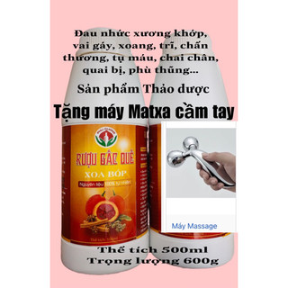 XOA BÓP XƯƠNG KHỚP - RƯỢU GẤC QUẾ PHÚ CƯỜNG (Thảo dược lành tính)(500ml)