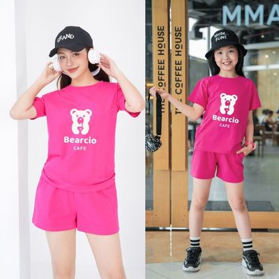 Set đồ đôi mẹ và bé chất liệu thun cotton Loza G0164