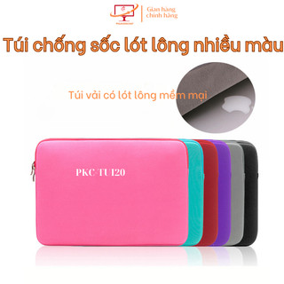 Túi chống sốc PHỤ KIỆN CHẤT vải lót lông mềm mại nhiều màu cho máy tính, macbook, PKC-TUI20