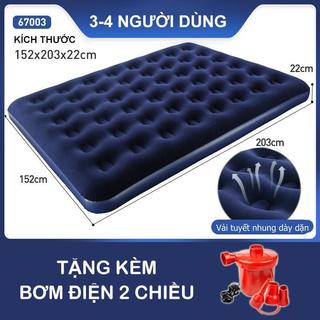 Đệm hơi, nệm hơi giá rẻ tặng kèm bơm công suất lớn đủ size cho gia đình, du lịch bảo hành dài hạn
