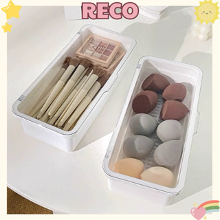 Hộp Đựng Cọ Chữ Nhật Mini Có Nắp Bảo Quản Bông Mút Đồ Makeup RECO