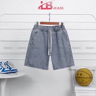 Quần short jean nam lưng thun cao cấp , chất denim dày dặn , thoáng mát