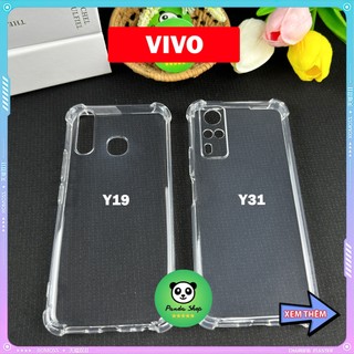Ốp vivo y19 / y31 bảo vệ cam, chống sốc, trong suốt, silicon
