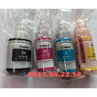 Mực Canon Gl-790 YCMBK hàng bóc máy Canon G1000,G1010,G2000,G2010,G3000,G3010 khách tự chon màu